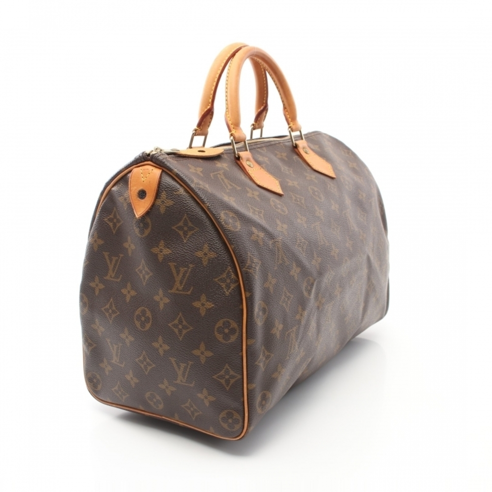 Louis Vuitton Speedy Handbag 35 Brown Monogram
